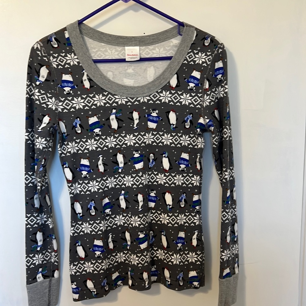 Hanna Anderson winter wonderland penguin print